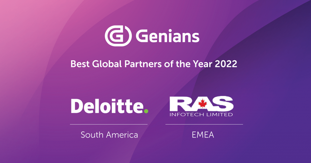 Deloitte and RAS Infotech named Genians Best Global Partners of the ...